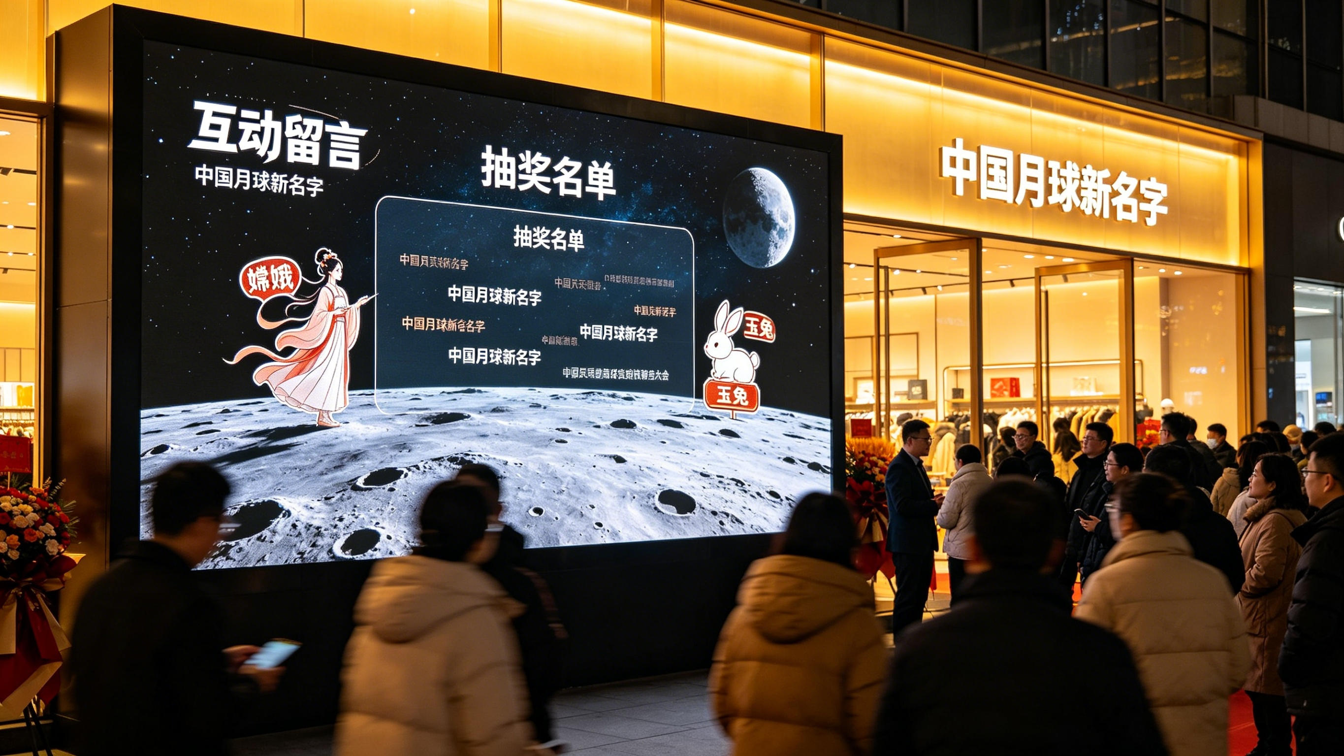 门店开业活动现场大屏幕互动系统新选择：淘气互动超吸睛，高性价比人人会用！