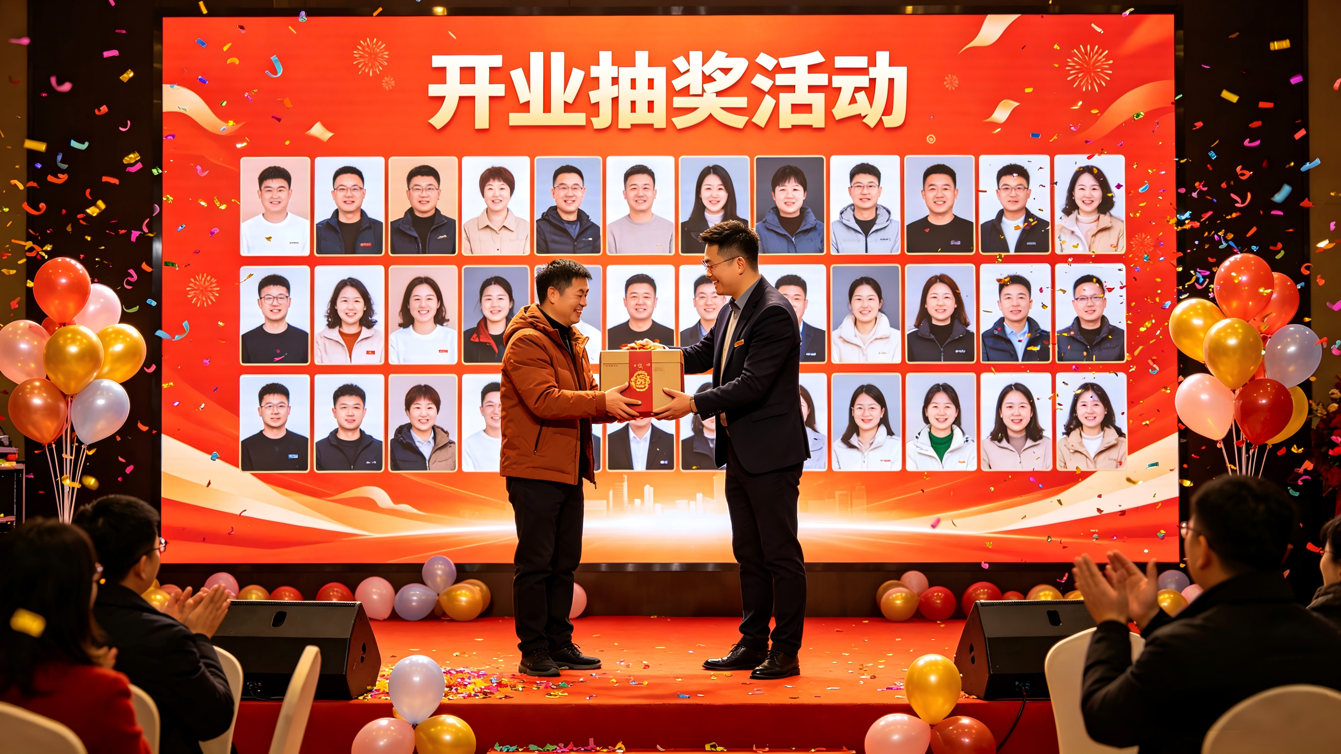开业活动不想冷场？淘气互动活动现场大屏幕抽奖系统安排，参与度高超省心！
