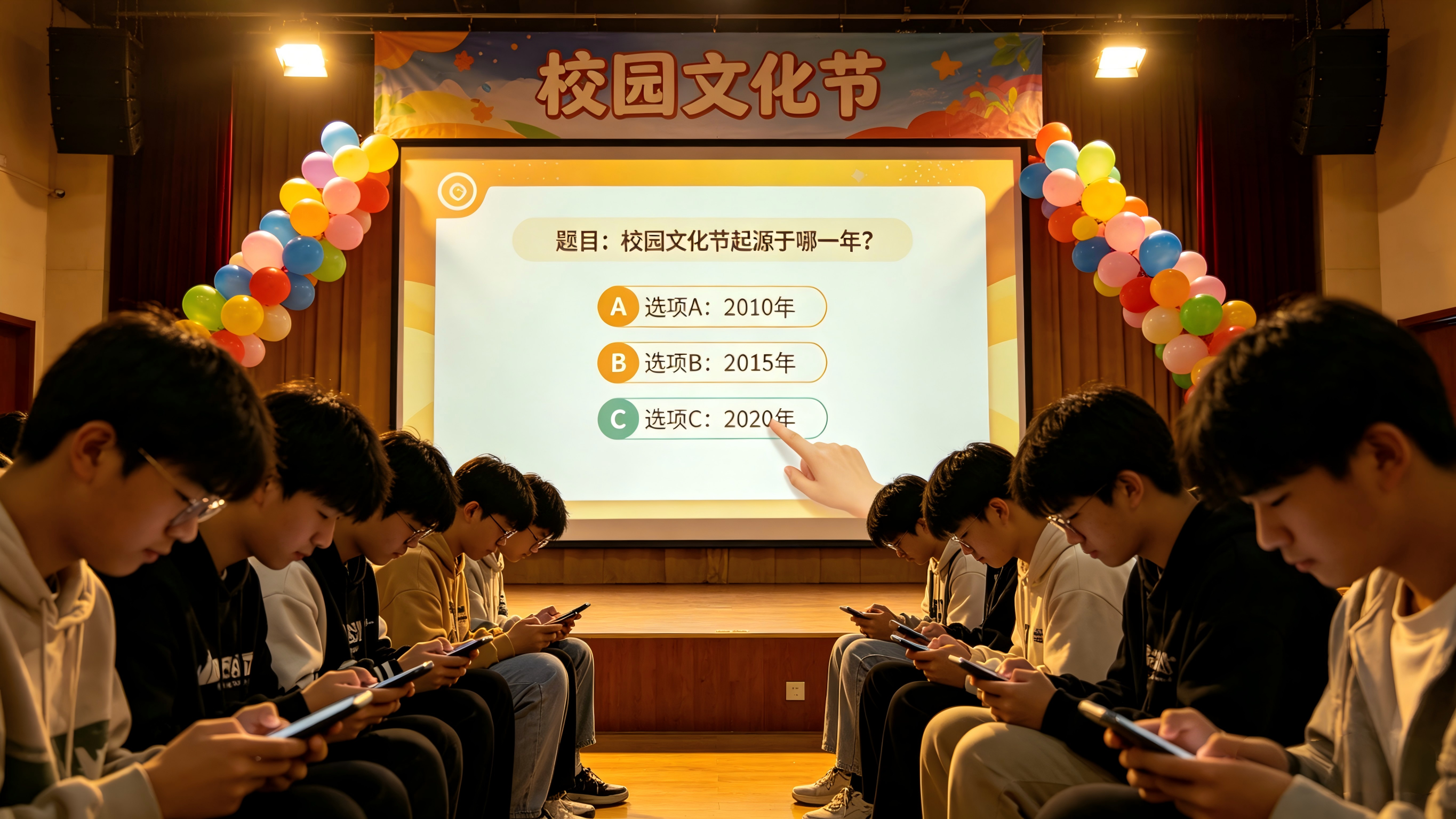 校园活动告别冷场！大屏答题互动系统，超吸睛还一站式搞定！