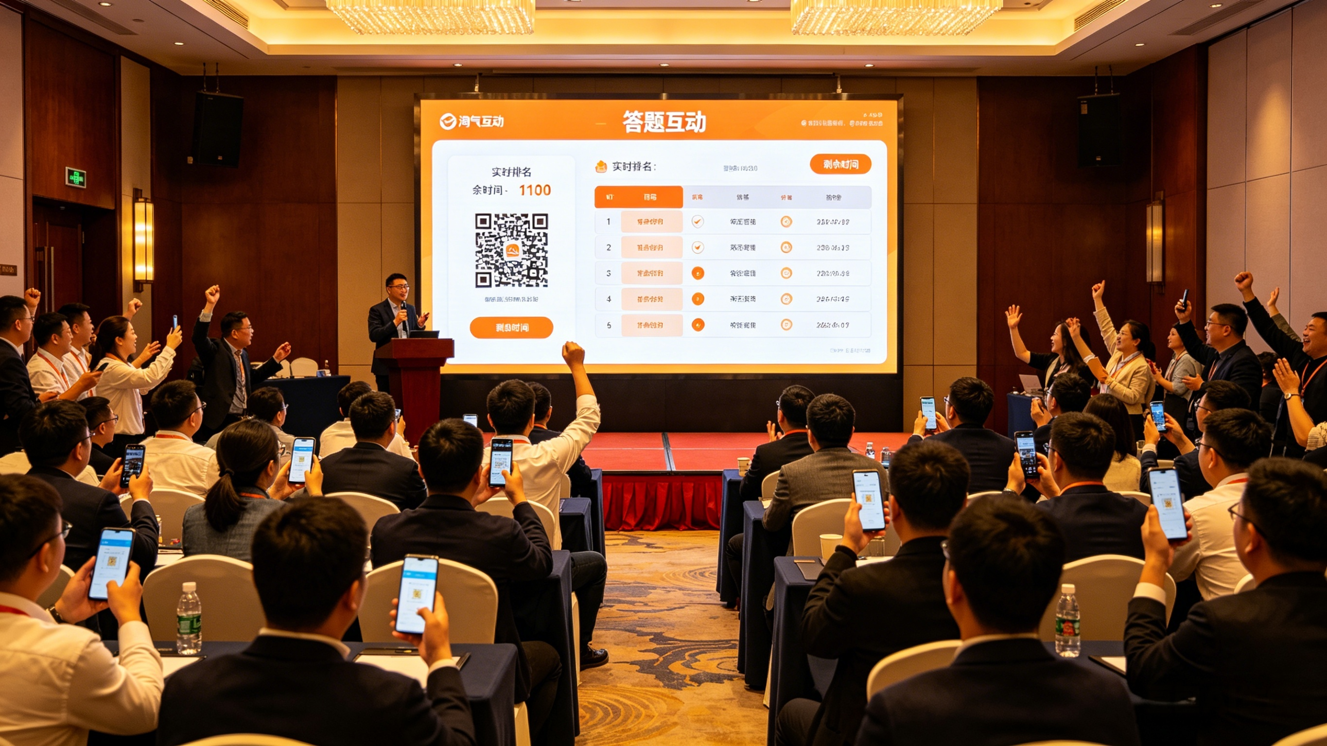 培训会议不想冷场？淘气互动活动现场大屏答题互动系统安排，人气爆棚超省心！