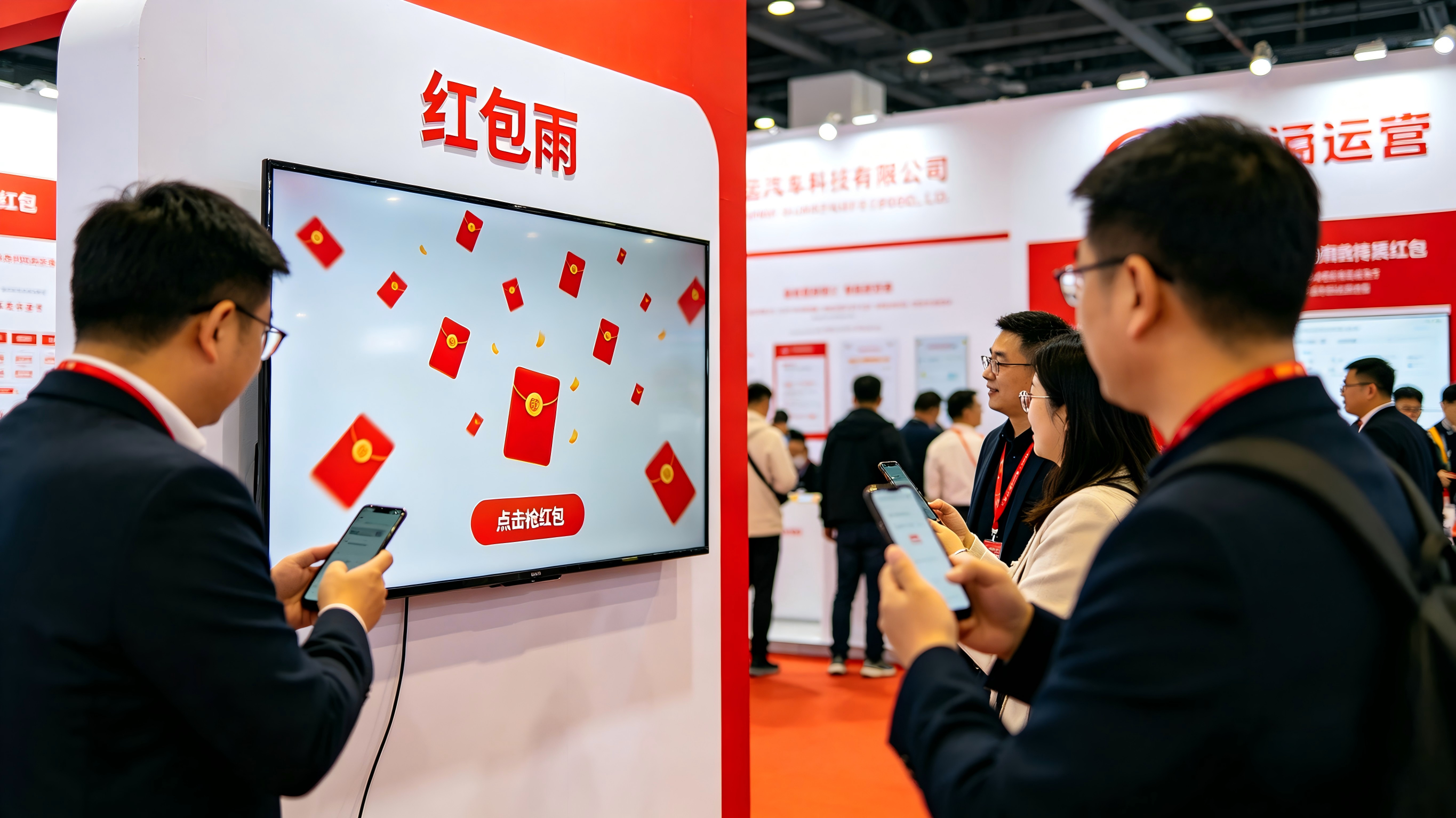 展会现场怎么快速暖场？投屏即用的大屏互动系统真香！