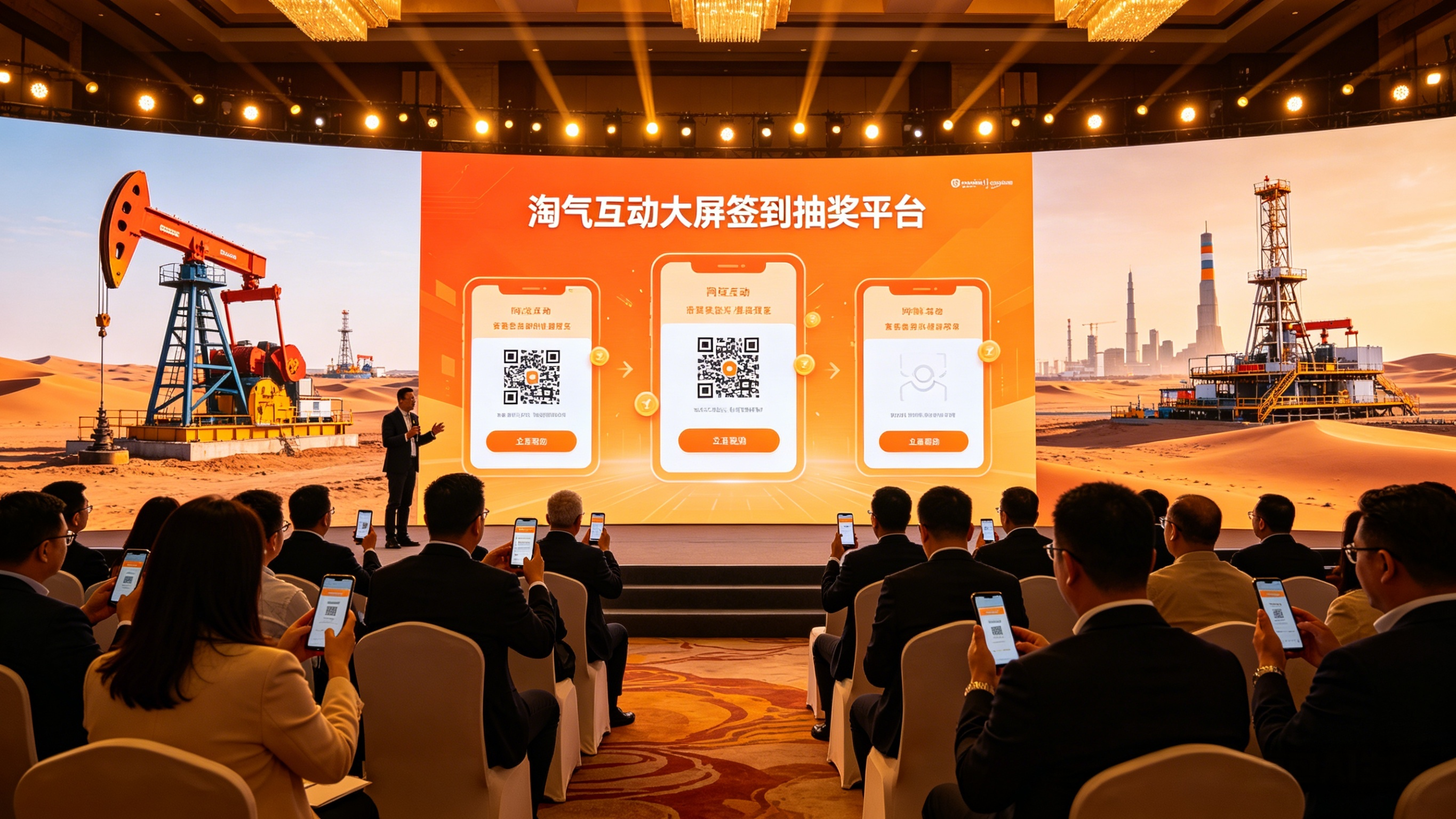 招商会用什么互动工具？淘气互动活动现场大屏答题互动系统，省心省力！