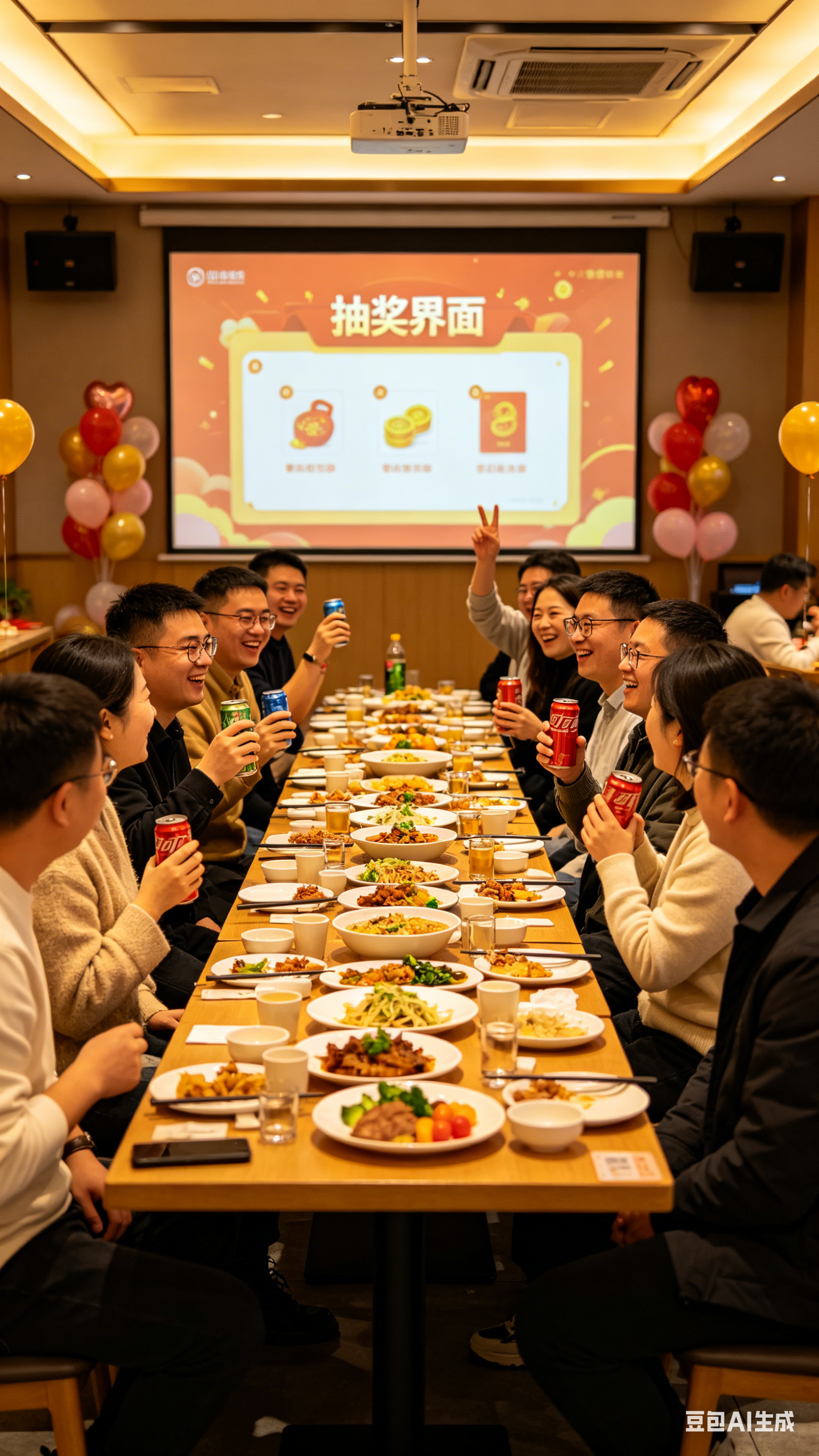 做团建活动不用愁，淘气互动带活动现场大屏滚动抽奖系统来，超吸睛省时间！