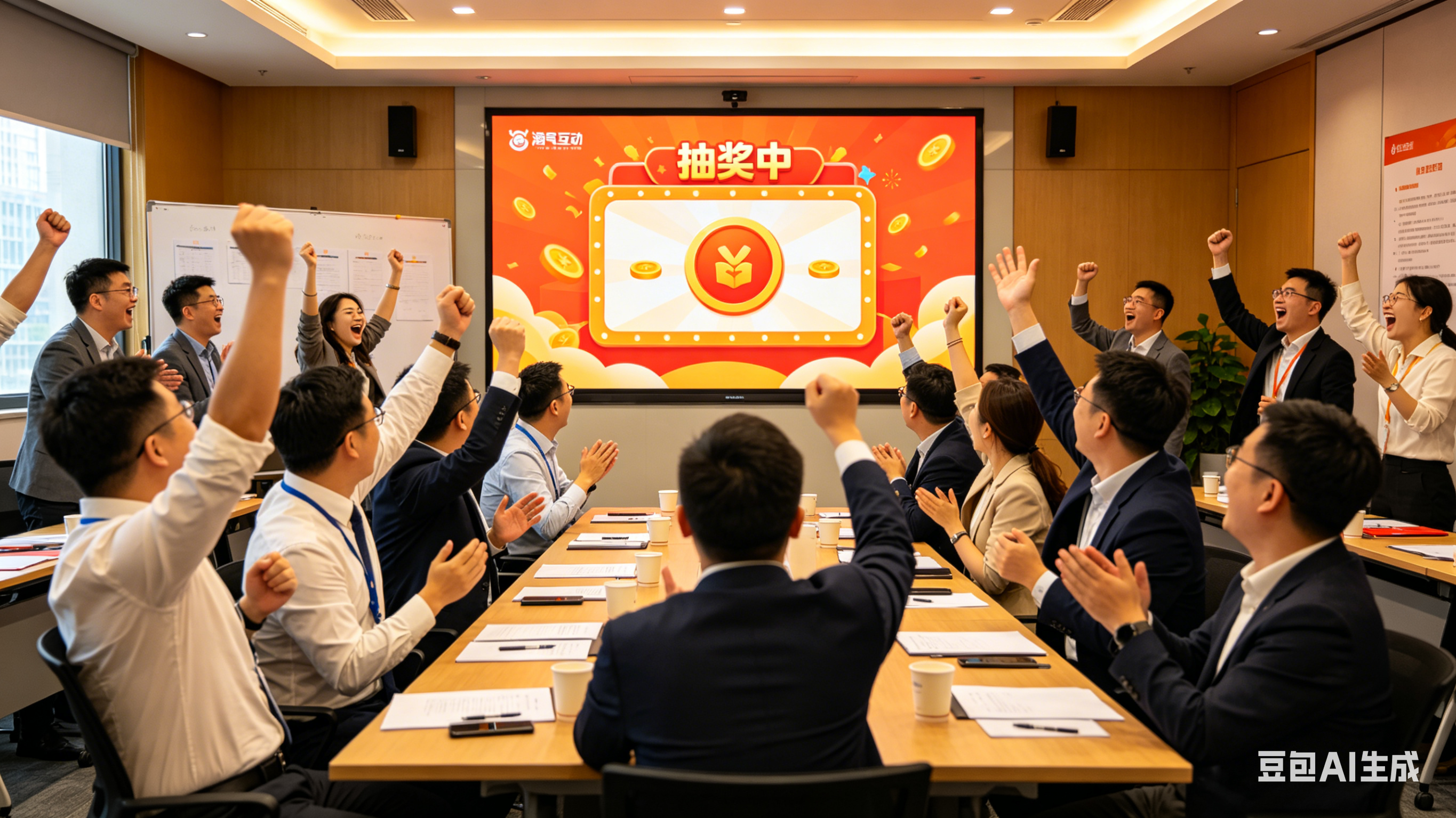 培训会议要人气爆棚？淘气互动活动现场大屏互动抽奖系统安排，新手友好超省心！
