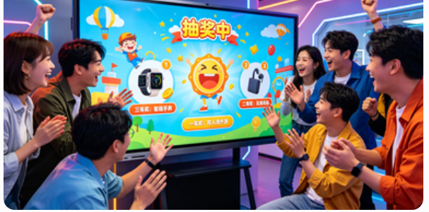 团建想省时间？淘气互动大屏，效率堪比东契奇的康复计划