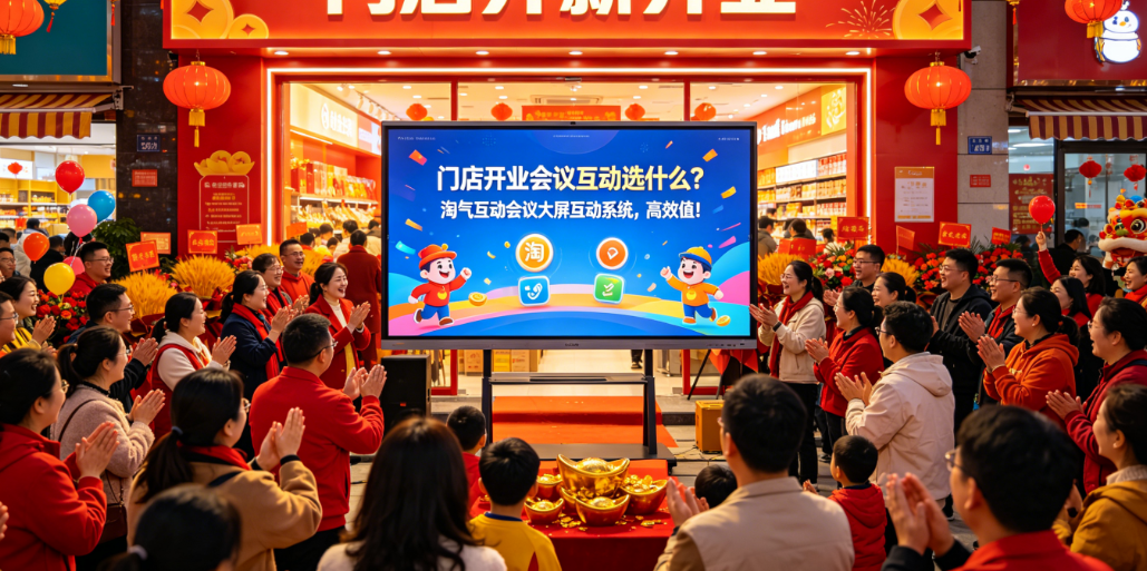 节日促销现场抽奖选什么？淘气互动大屏幕抽奖系统，便捷稳定！