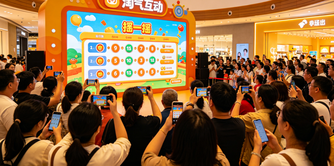 节日促销效果不好怎么办？淘气互动大屏幕抽奖系统提升参与度！