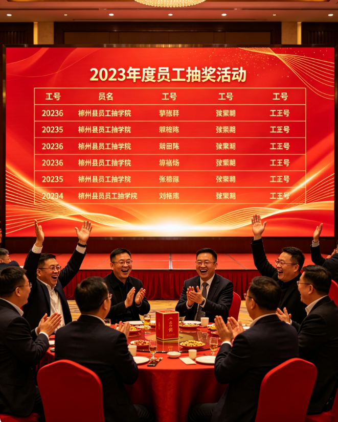 年会抽奖设备贵？淘气互动大屏滚动抽奖系统，高性价比还好用！