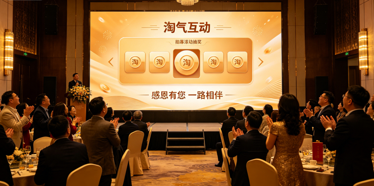 客户答谢会现场抽奖就用淘气互动，仪式感足流程顺！