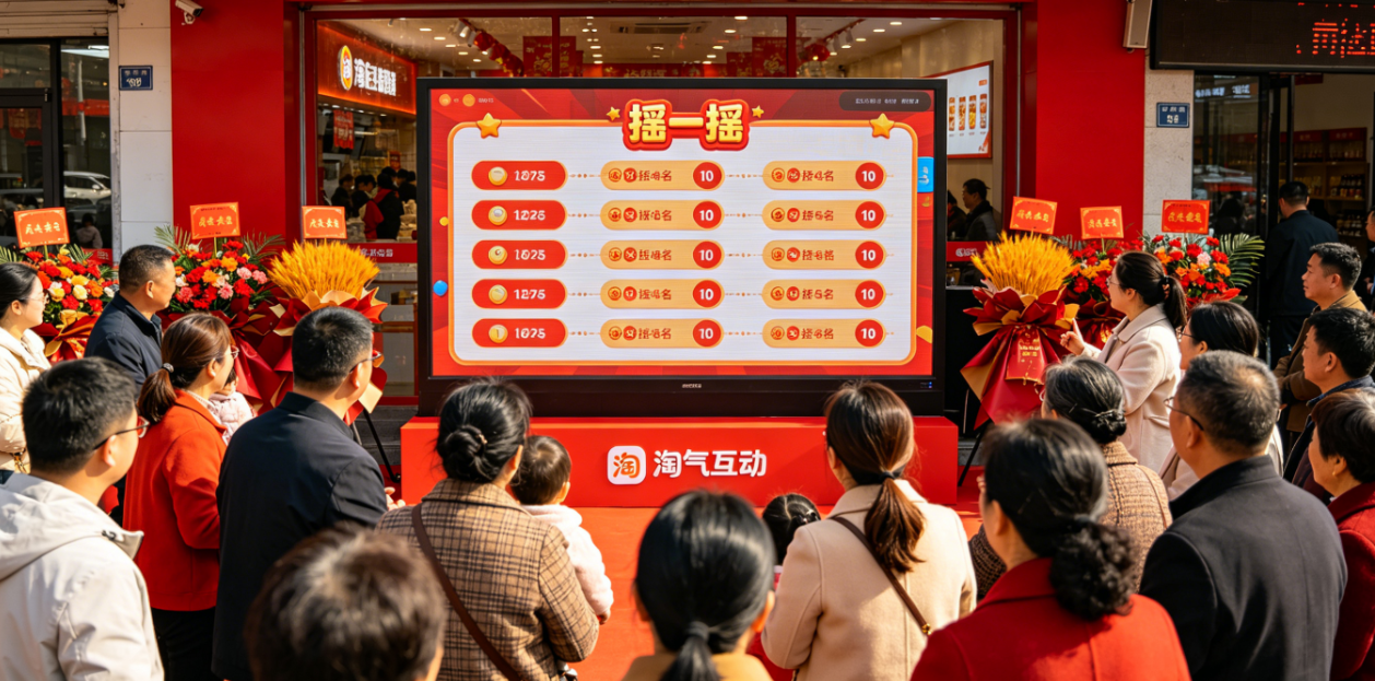 周年庆互动系统认准淘气互动，吸睛亮眼易操作！