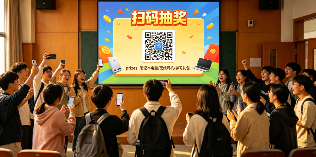 校园活动没人气？淘气互动大屏互动抽奖系统，大屏展示超吸睛！