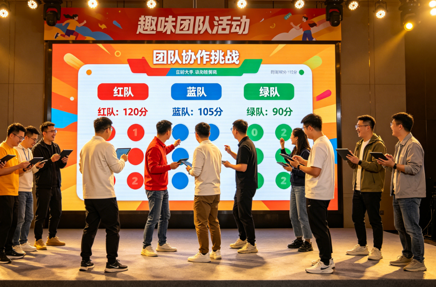 人员分组怎么和大屏互动结合？活动节奏会更好控制