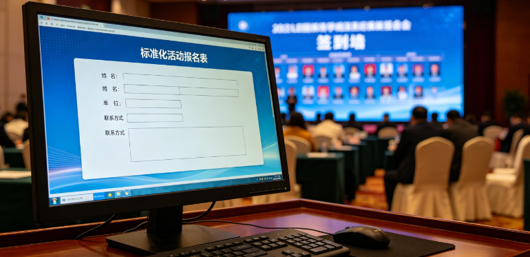 报名信息不好整理怎么优化？大屏互动和后台管理都要配合