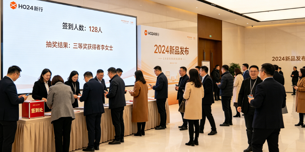 新品发布会现场互动怎么做？报名签到和抽奖流程要提前设计