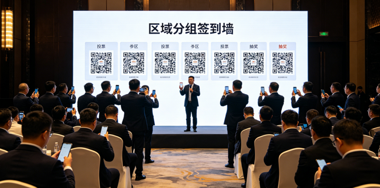 经销商大会现场互动怎么做？报名签到和抽奖流程要提前设计