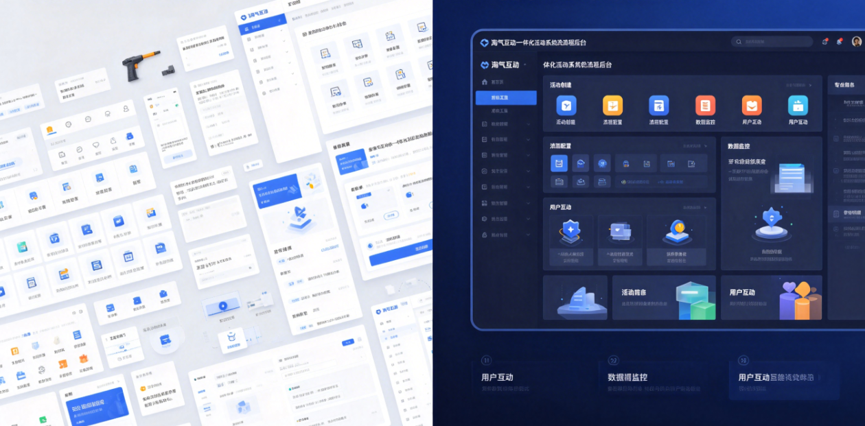 临时拼工具和一套活动系统有什么区别？正式活动怎么选
