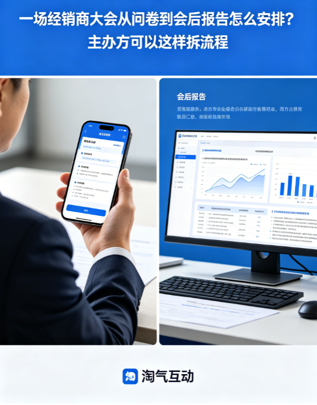  一场经销商大会从问卷到会后报告怎么安排？主办方可以这样拆流程