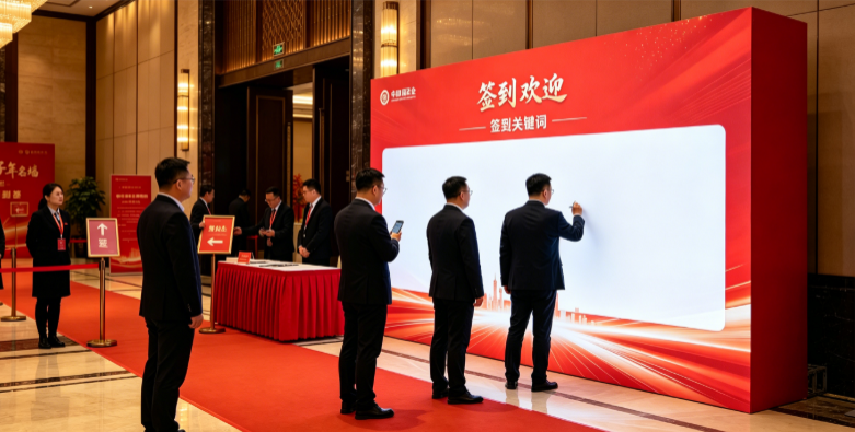 电子签名墙在国企年会里怎么安排？主办方可以这样安排