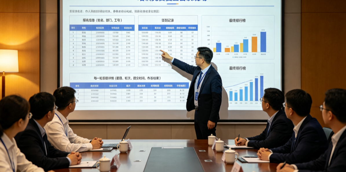 培训竞赛会后怎么复盘？报名身份、答题记录和排名结果要能说明
