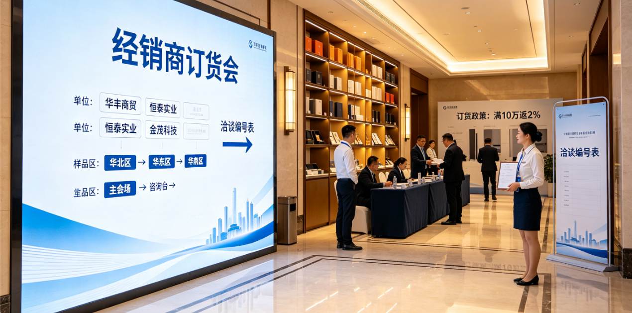 订货会怎么带起现场节奏？签到墙和互动节点别忽略