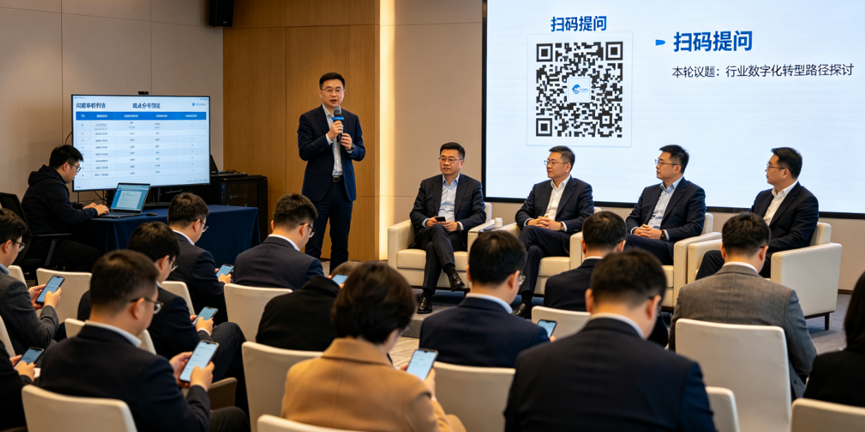 行业交流会如何让行业嘉宾更愿意参与？大屏互动可以放在关键节点