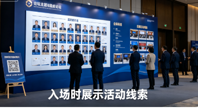 照片墙在圆桌论坛里怎么安排？要看它放在哪个流程节点