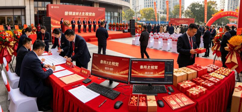 开业活动遇到现场工作人员压力太大，主办方该提前准备什么？