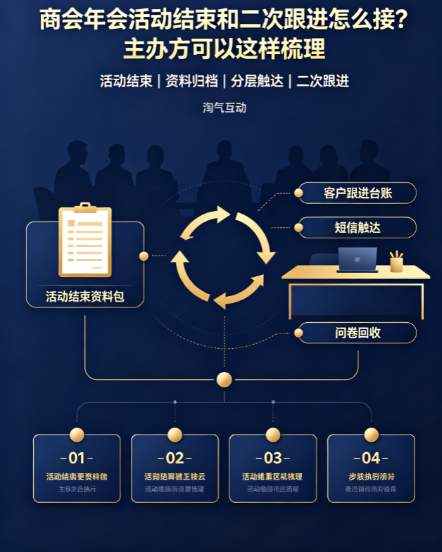 商会年会活动结束和二次跟进怎么接？主办方可以这样梳理