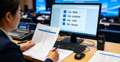 表彰颁奖活动主持人与控屏怎么配合？现场评分页面切换要有口令