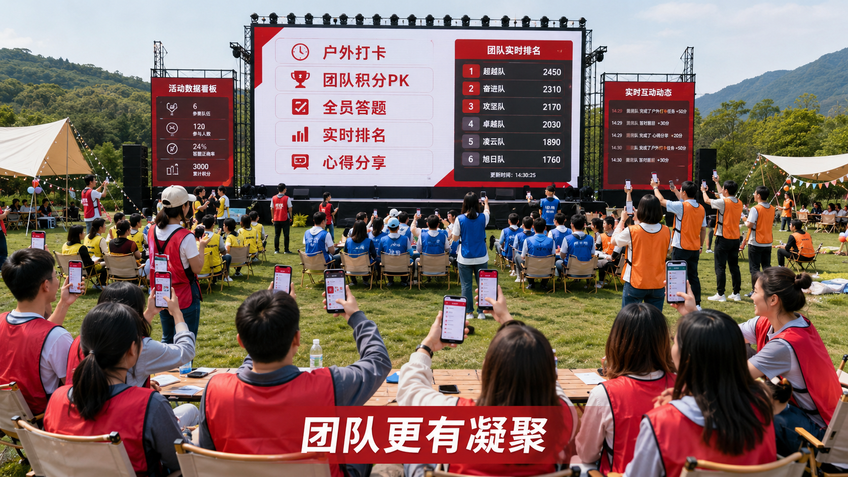 户外拓展活动怎么控氛围？团建户外互动玩法