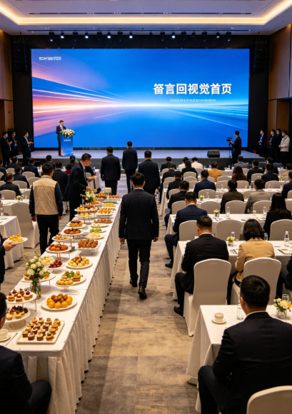 会议论坛从茶歇回场转到嘉宾候场，上墙与首页如何不抢流程？