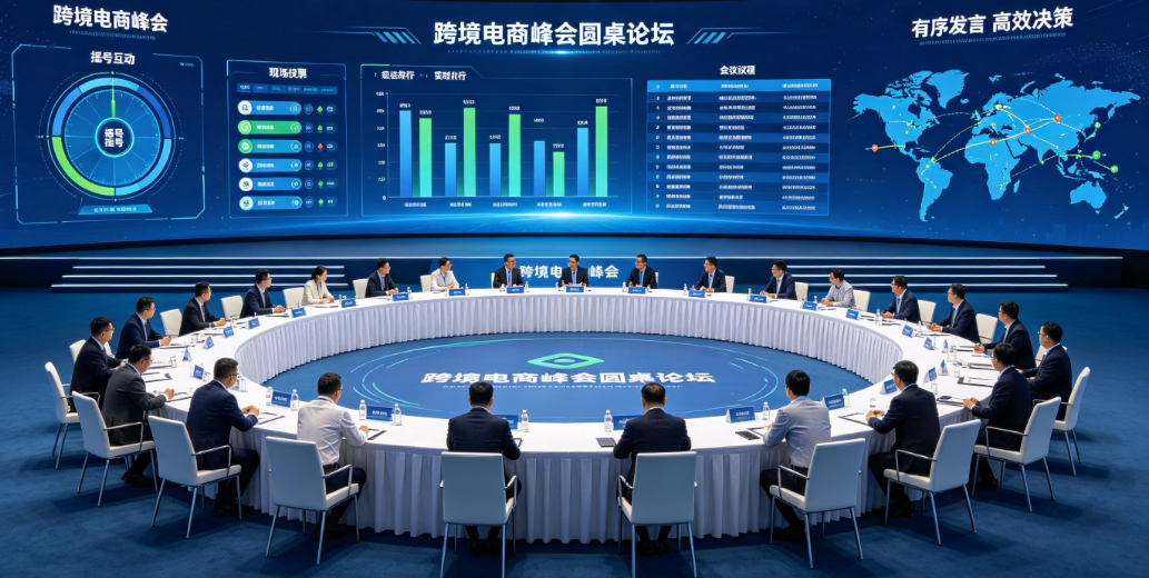 跨境电商峰会摇号与现场投票如何保障圆桌论坛交流秩序