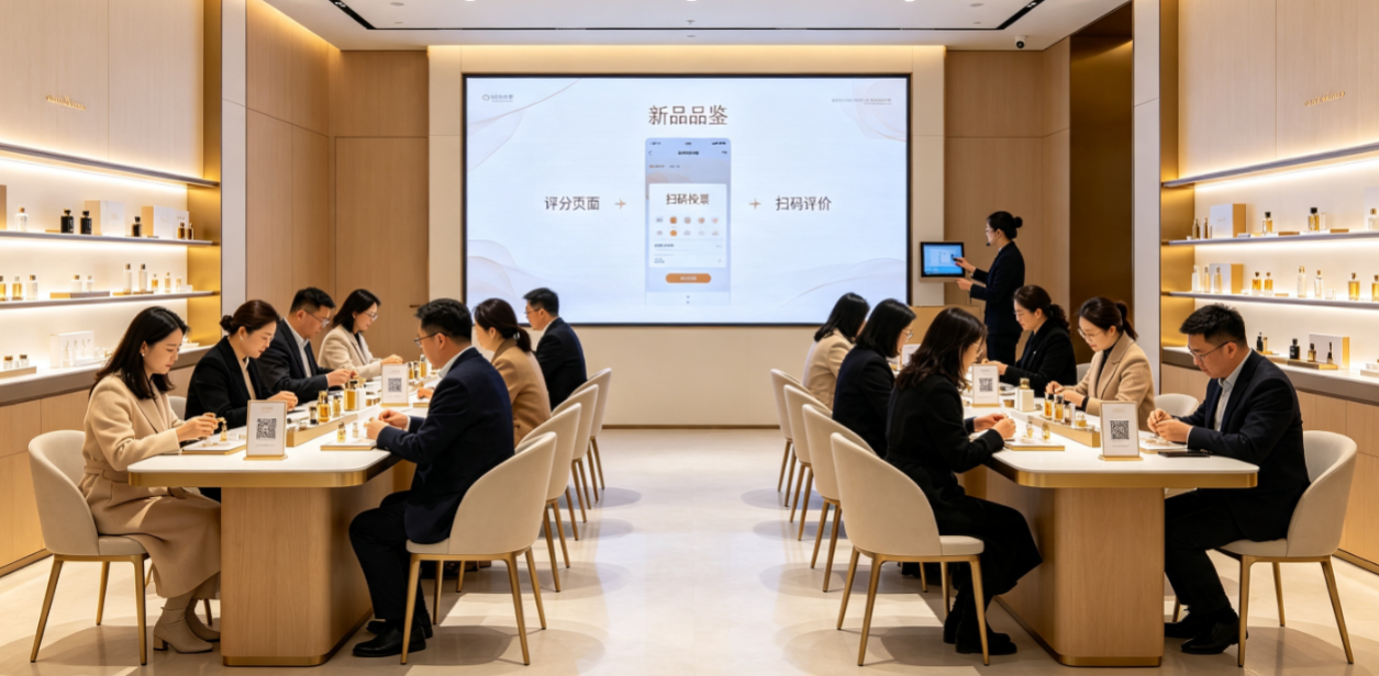 新品品鉴会扫码互动放在哪？大屏页面怎么切换