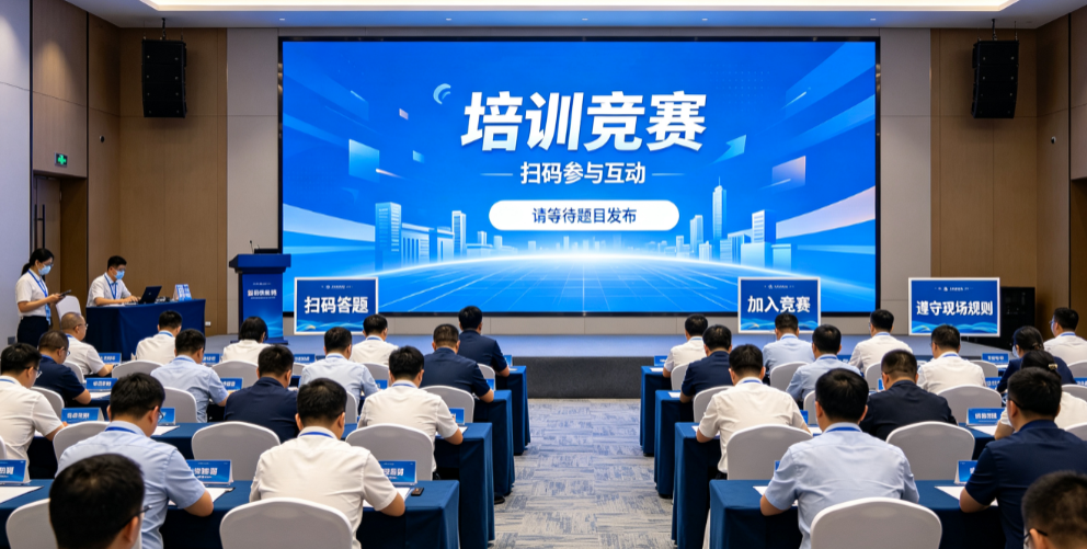 培训竞赛扫码互动放在哪？礼品台怎么接住