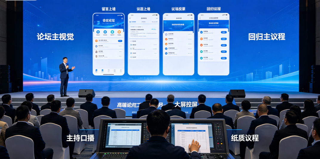  会议论坛现场执行怎么串？主持口播怎么安排