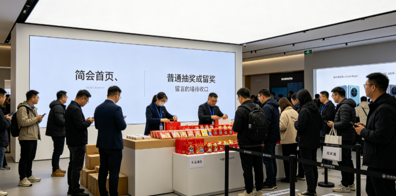 展会活动互动环节拖时间怎么办？礼品台怎么接住