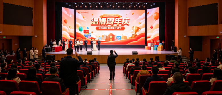 周年庆活动用上墙与巨幕抽奖前要检查什么？盯住节目候场和合影站位