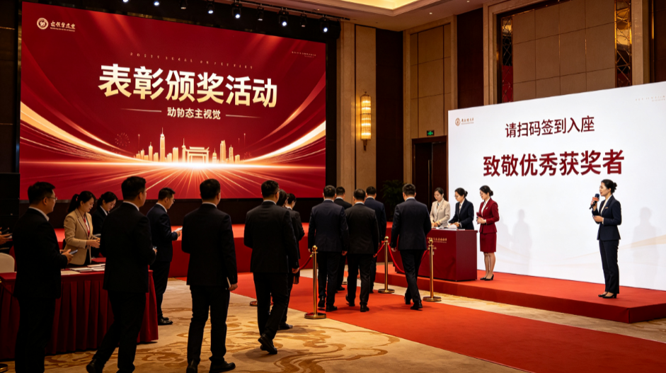 表彰颁奖活动适合用哪些现场互动？主持口播怎么安排