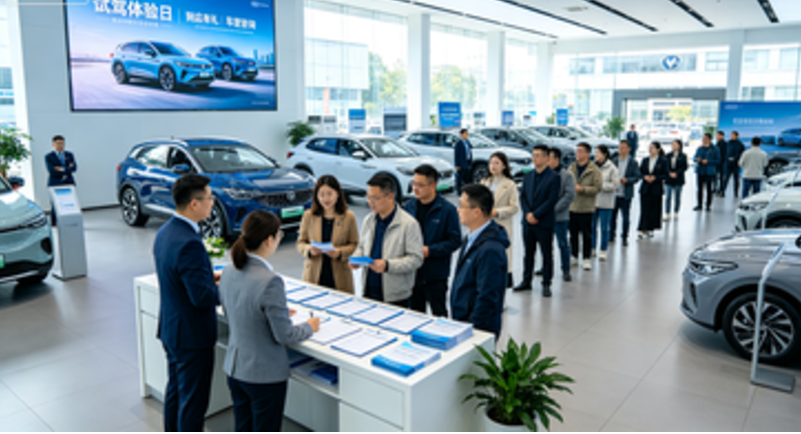 4S店试驾活动现场互动怎么安排？礼品台怎么接住