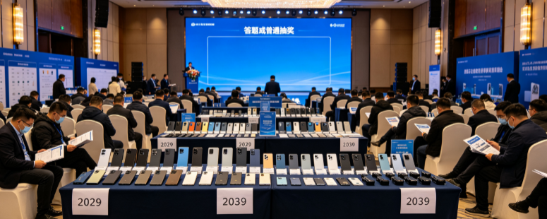 经销商大会产品样品编号临时变化，答题与普通抽奖与现场人工流程怎么衔接？