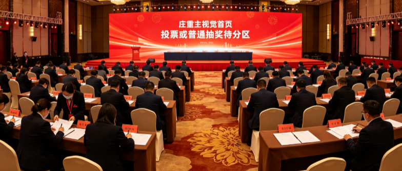 国企年会主视觉回切即将开始，普通抽奖与投票与席位顺序如何分开准备？