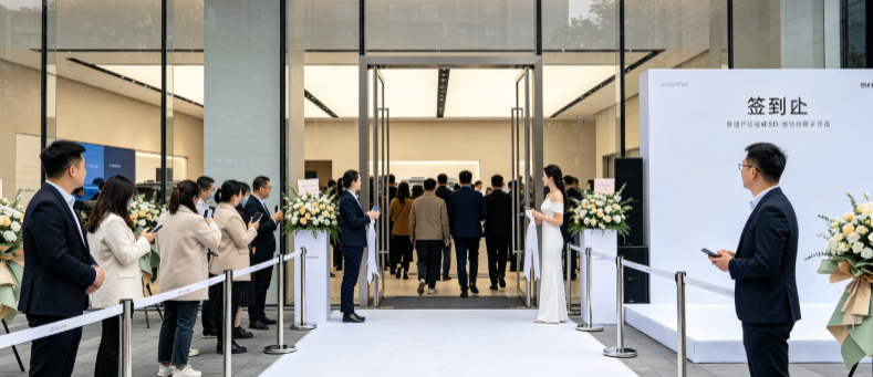 签到墙和3D签到有什么区别？开业活动要按现场节奏选择