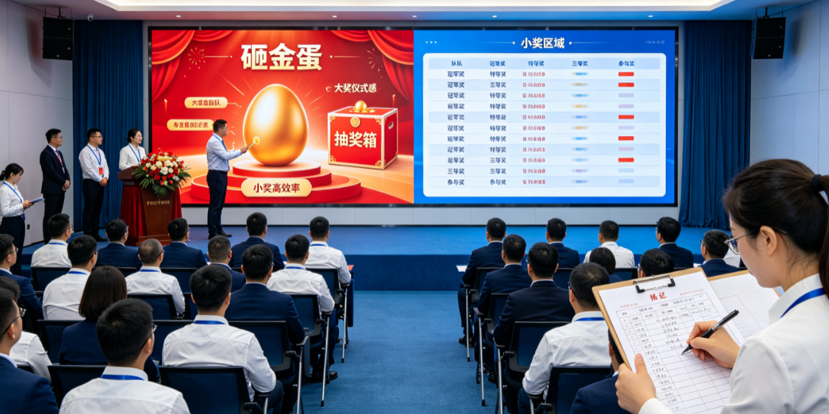 培训竞赛抽奖用砸金蛋还是抽奖箱？看奖项是重在仪式感还是重在效率 