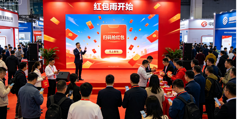 展会活动红包雨和普通抽奖怎么选？备用页面怎么准备