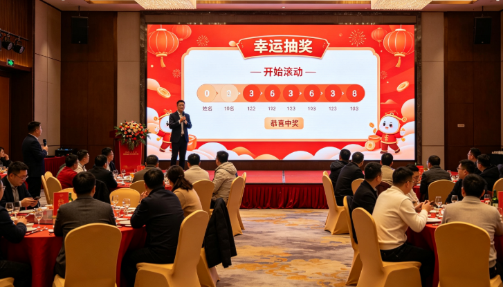 普通抽奖和巨幕抽奖有什么区别？团建活动要按现场节奏选择