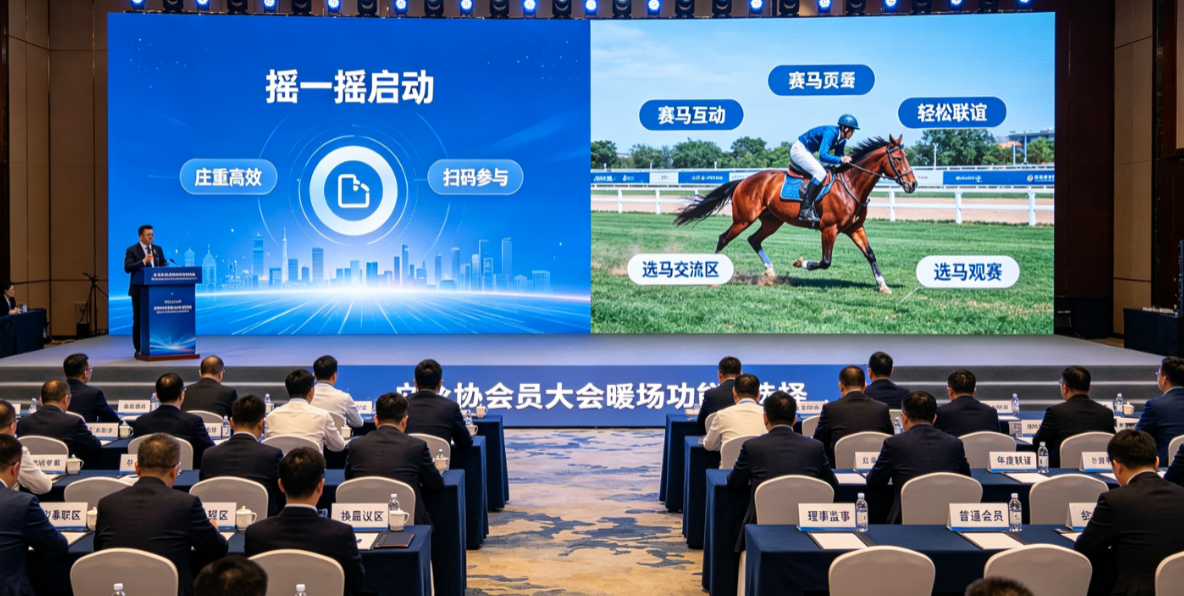 协会会员大会暖场用摇一摇还是赛马？看代表是来议事的还是来联谊的