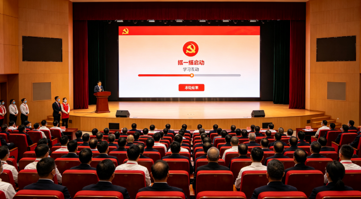 党建活动暖场用摇一摇还是赛马？看党员是来学习的还是来交流的